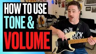 How to use the tone & volume knobs on your guitar for beginners
