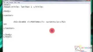 Basic HTML with NOTEPAD 1 HOME PAGE