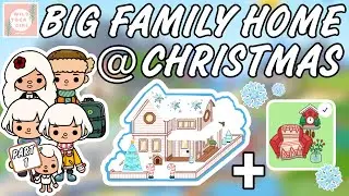 BIG FAMILY HOME @ CHRISTMAS 🏡🎄 PART 1 🤩 TOCA LIFE WORLD 🌍