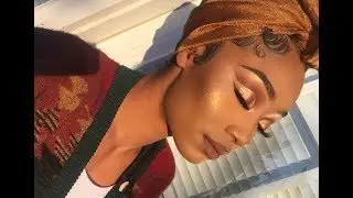 Gold Smokey Cut Crease Makeup Look | MakeupTiffanyJ