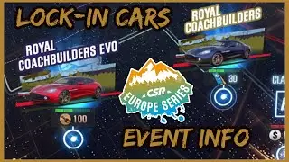 CSR 2 | ROYAL COACHBUILDERS Duality Evo Cup | Lock-in Cars, Prize Car & info | Europe Series