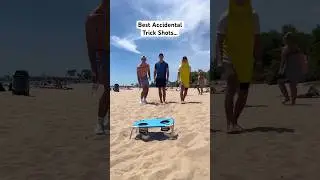 Sometimes Trick Shots Don’t Go As Planned 😅 