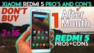 DON'T BUY Redmi 5! Long-term REVIEW [After 1 Month] - Pros and Cons!!