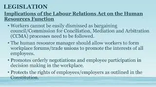 TOPIC 2   HR   8  Legislations + HR