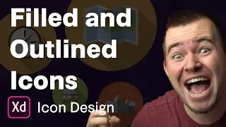 Toggling between active and inactive icons | Ep 29/30 [Icon Design in Adobe XD]
