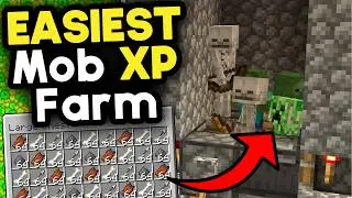 EASIEST Mob XP Farm Minecraft Bedrock 26.1+ (2026)