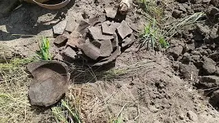 Шурф старинного дома.
