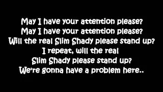 Eminem - The Real Slim Shady!! (Lyric Video)
