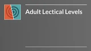 Adult Lectical Levels