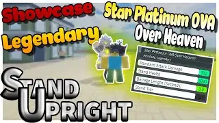 Stand Upright Showcase Legendary Star Platinum OVA Over Heaven