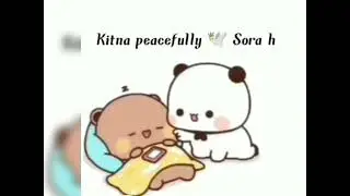 kitna peacefully sora hai