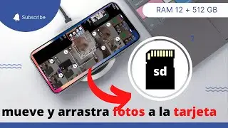 como pasar fotos a la tarjeta SD /arrastra tus fotos a la sd 2022