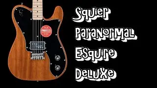 Squier Paranormal Esquire Deluxe Full demo and Playalongs. #Squierparanormal#squier