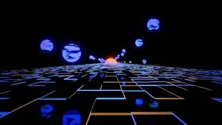Hypnotic Retro Orbd VJ Loop Synthwave Vaporwave Background 4k screensaver