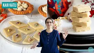 This Indian Fudge Only Takes 20 Minutes to Make! | KAJU KATLI - Indian Cashew Burfi