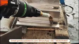 Yueda robot aluminium welding test