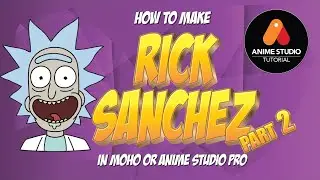 How to make Rick Sanchez in Anime Studio Pro 11 or MOHO Pro 12-13 PART 2