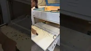 Thunder Laser drawer clean out #laser #engraving #machine #oddlysatisfying #co2lasercutter