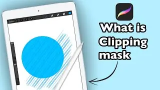 How to use CLIPPING MASK in procreate