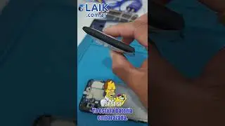 Samsung A02s con bateria hinchada