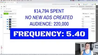 Facebook Ads Frequency.  How Did My Campaign With 5.40 Frequency Perform? [$14,794 Case Study]