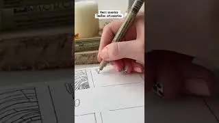 Drawing lesson with liners. Texture in drawing. How to draw a tree 🌳