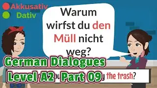 #09 German Dialogues | Level A2 | Vocabulary and Important Phrases