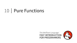 Fast Introduction for Programmers: Pure Functions