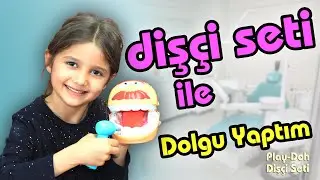 Play-Oyuncak Dişçi Seti İle Diş ve Dolgu yapımı - game video with dental set -