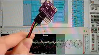 Arduino Nano: Accelerometer Gyroscope Compass MPU9250 I2C Sensor with Visuino