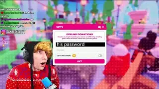 Kreekcraft accidently leaks his roblox password in stream