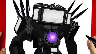 How to Draw New Upgraded Titan TV Man - Skibidi Toilet 73 (part 1)