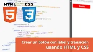 Crear un botón con HTML y CSS