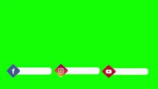 green screen facebook instagram e twitter youtube