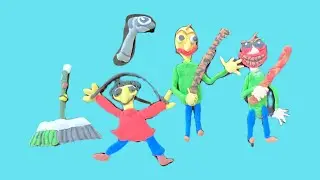 Лепим БАЛДИ Из Пластилина!!! Baldi’s basics education and learning! Артурус