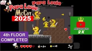 PAPA LOUIE MCCOY 2025! | Papa Louie: When Pizzas Attack! - FORTH FLOOR COMPLETED!