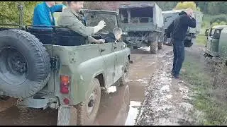 Урал 4320, Уаз, шишига и ИФА в новом Оффроад парке. Mammut Offroad Park!