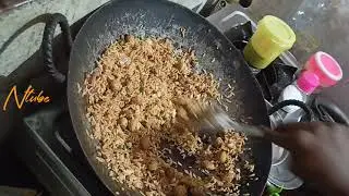 Chicken Fried Rice Street Style😋 | Chicken | Egg | Veg | Fried Rice || Ntube