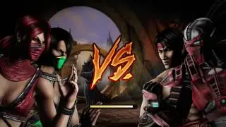 Mortal Kombat IX - Tag Ladder - Skarlet & Jade