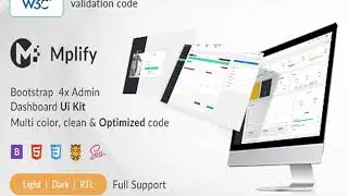 Mplify - Bootstrap 4 Admin Dashboard Template | Themeforest Website Templates and Themes
