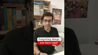 Forgetting things you have read?