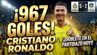 ASI FUE EL PARTIDAZO cob DOBLETE de CRISTIANO RONALDO HOY | AL NASSR 5-2 AL NAJMA