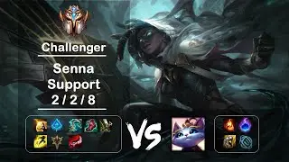 [4K] KR Challenger Support Senna vs Yuumi Ep.1223