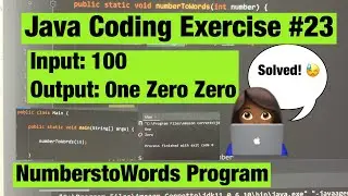 Turning Numbers Into Words In Java