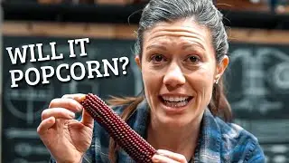 How was popcorn made 200 years ago?