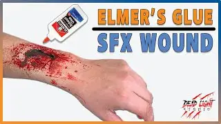 Sfx Wound Using Elmer's Glue - Latex Free Halloween Tutorial