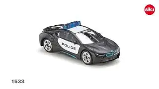 Машинка полицейская BMW i8 US-Police Siku 1533