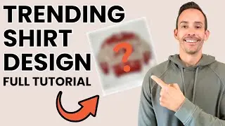 This Print on Demand Design Trend Is About To Blow Up (Full Tutorial)