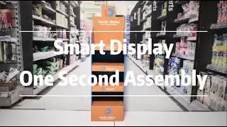 POP Up Cardboard 1 Second Assembly Display Loading Bearing Test