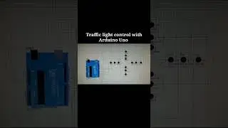 Traffic light control through Arduino Uno 
